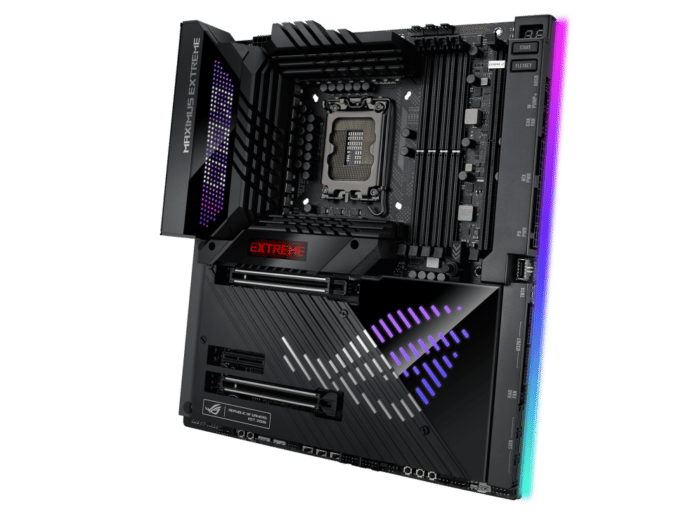 ASUS ROG Maximus Z790 Extreme Angled Front View