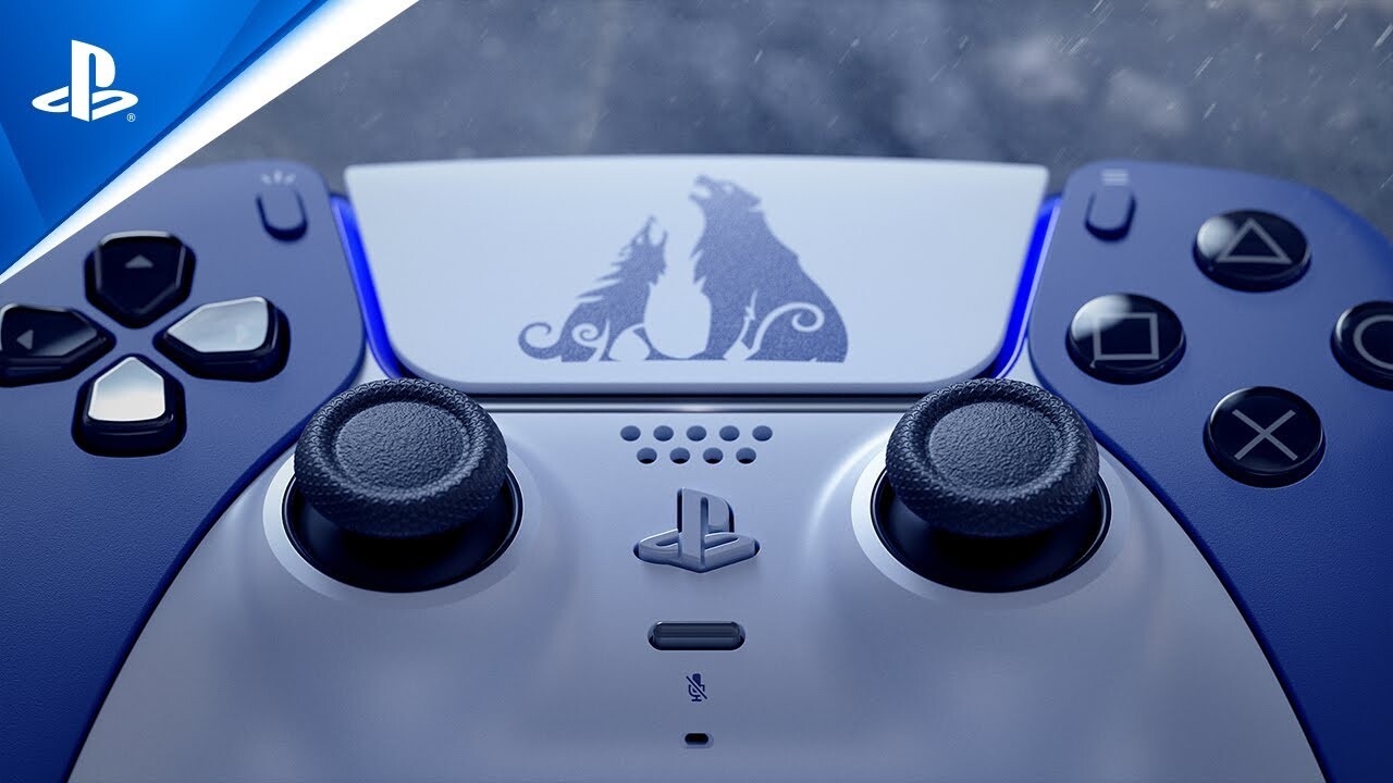 Sony PS5 God of War Ragnarok Limited Edition DualSense Wireless Controller Cover View