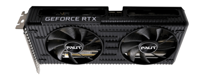 Palit NVIDIA GeForce RTX 3050 Dual 8GB Angled Front View