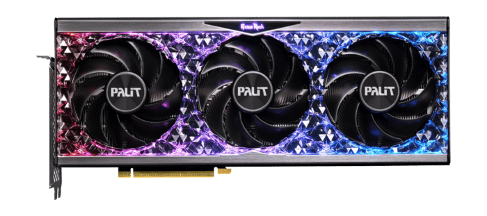Palit NVIDIA GeForce RTX 4080 GameRock Flat Front View