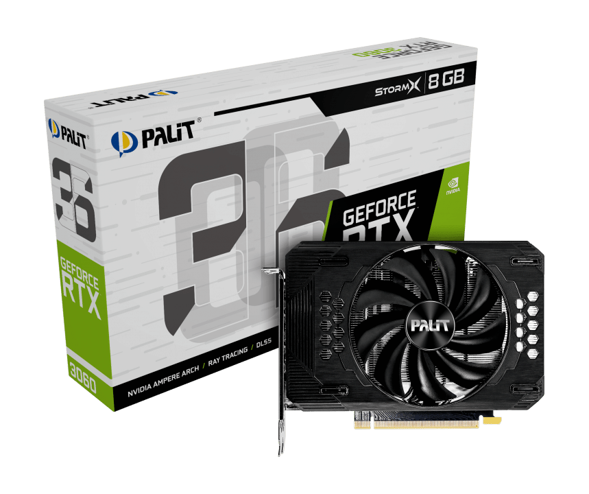 Palit NVIDIA GeForce RTX 3060 StormX 8GB Box View