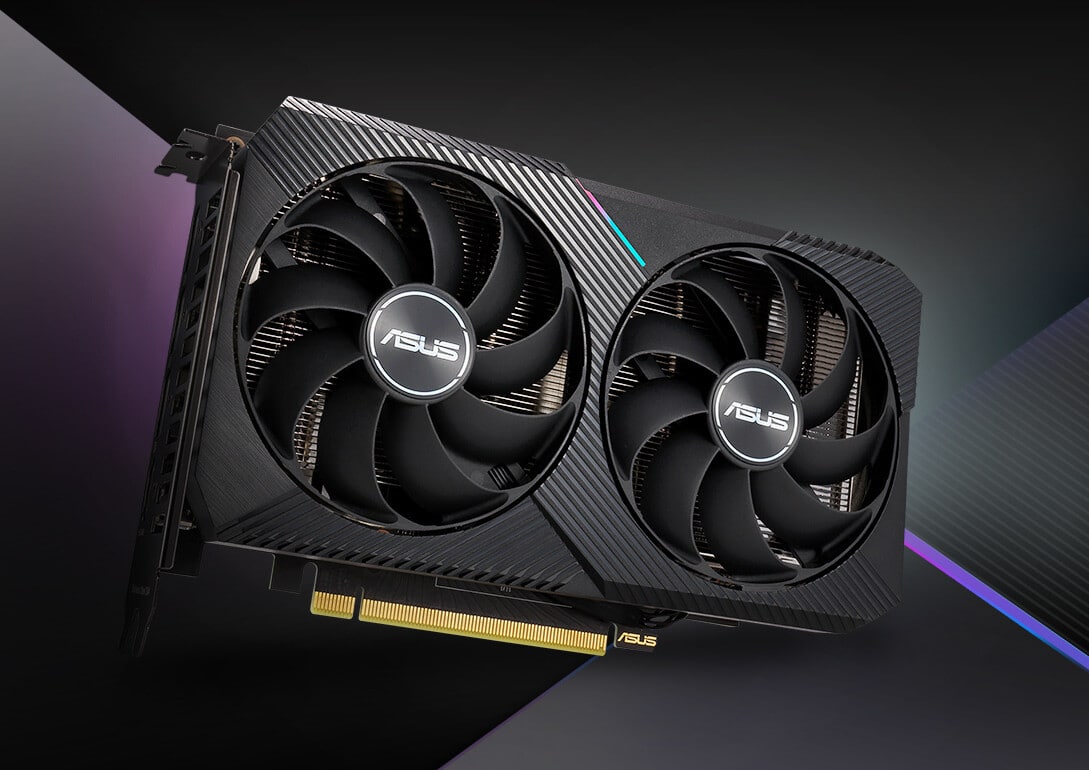 ASUS Dual NVIDIA GeForce RTX 3050 OC Cover View
