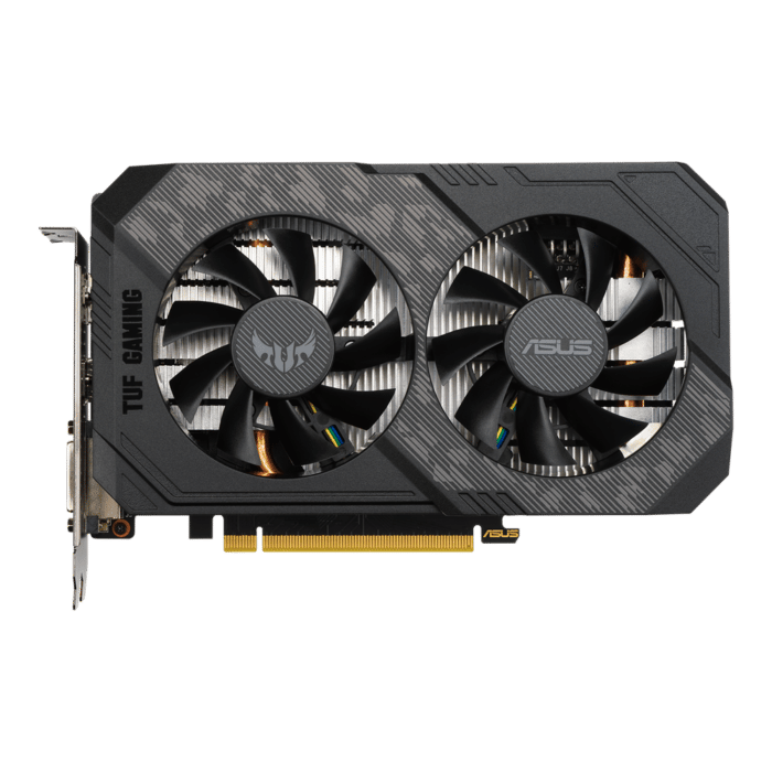 ASUS TUF Gaming NVIDIA GeForce GTX 1660 SUPER OC Flat Front View