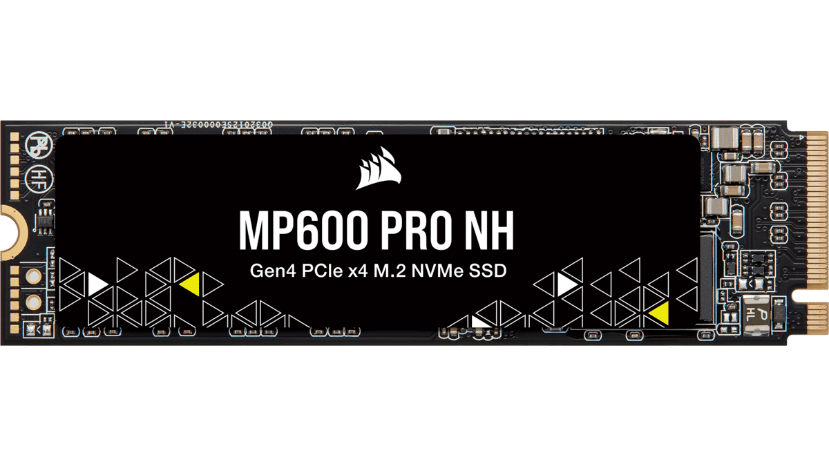 Corsair MP600 PRO NH 1TB Flat Front View