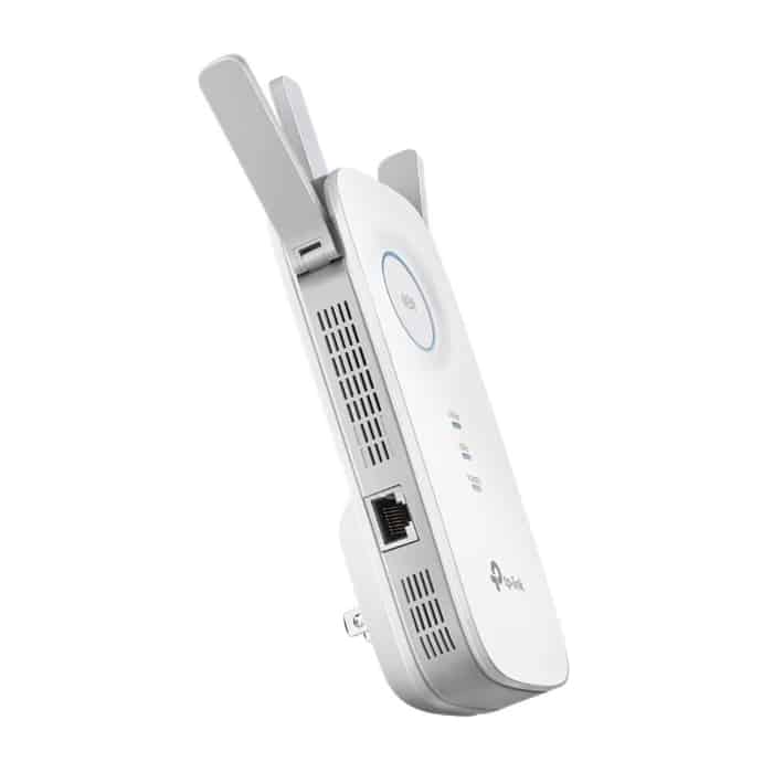 TP-LINK RE450 Angled Side View