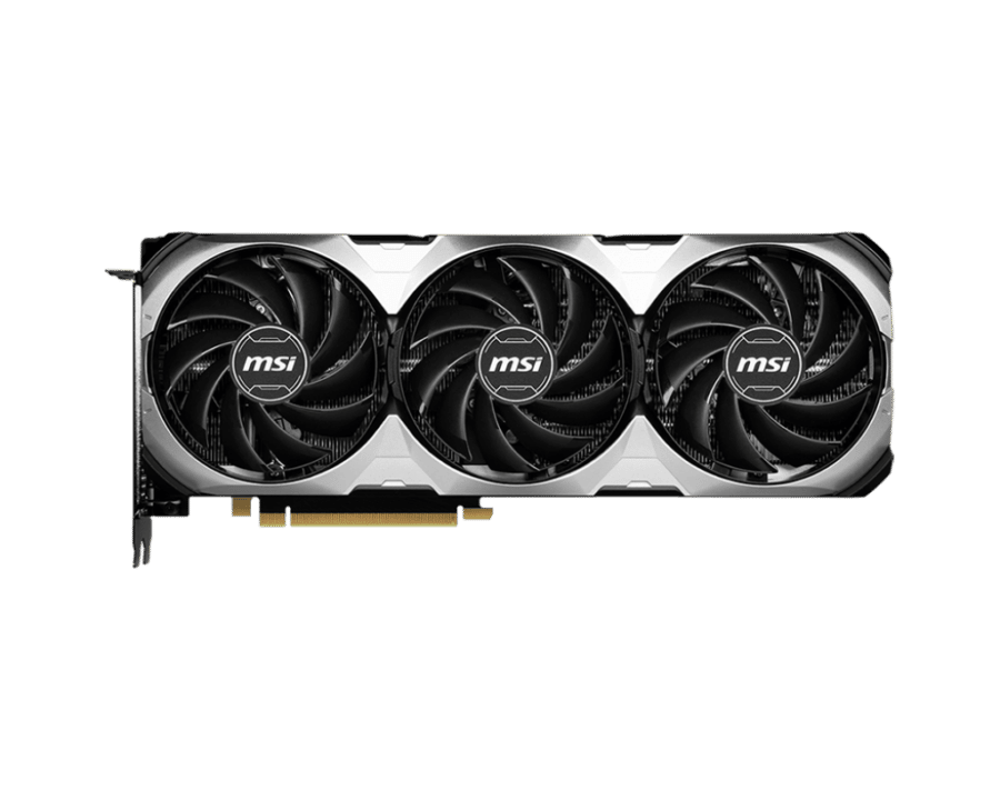 MSI NVIDIA GeForce RTX 4070 Ti VENTUS 3X 12G OC Flat Front View