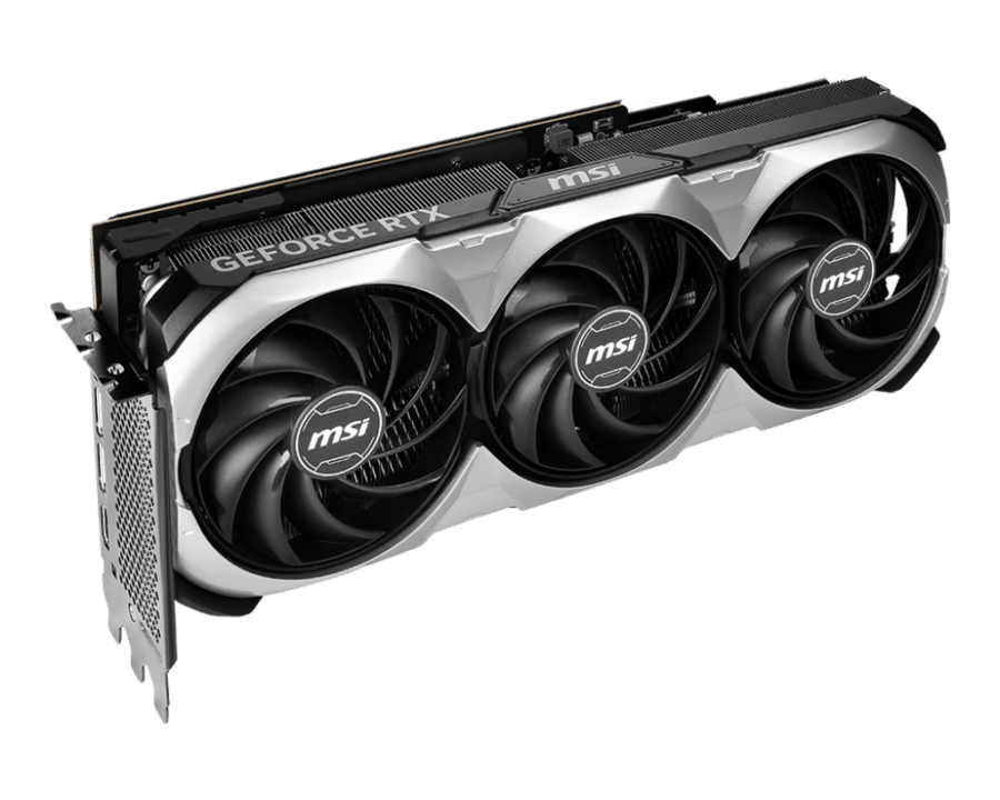 MSI NVIDIA GeForce RTX 4080 16GB VENTUS 3X Angled Front View