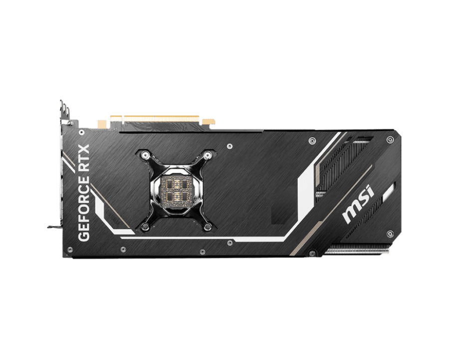 MSI NVIDIA GeForce RTX 4090 VENTUS 3X Backplate View