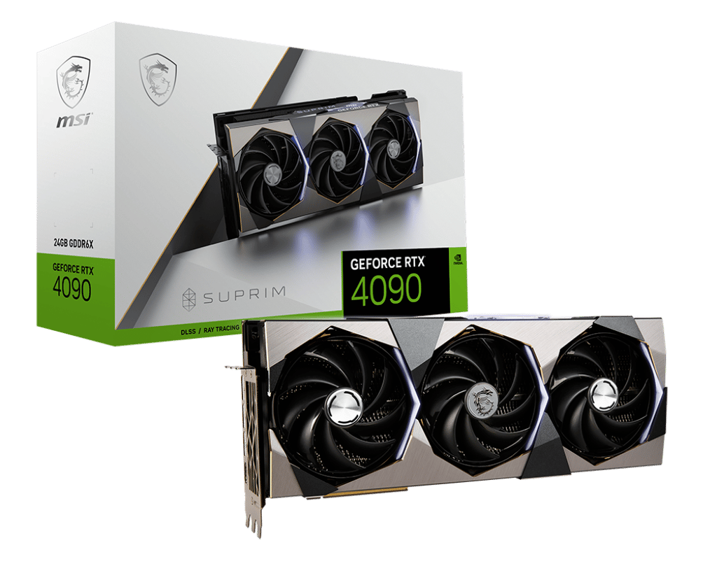 MSI NVIDIA GeForce RTX 4090 SUPRIM Box View