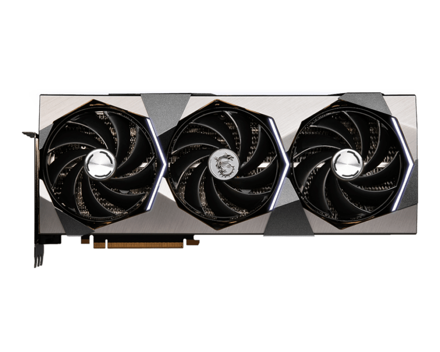 MSI NVIDIA GeForce RTX 4090 SUPRIM Flat Front View