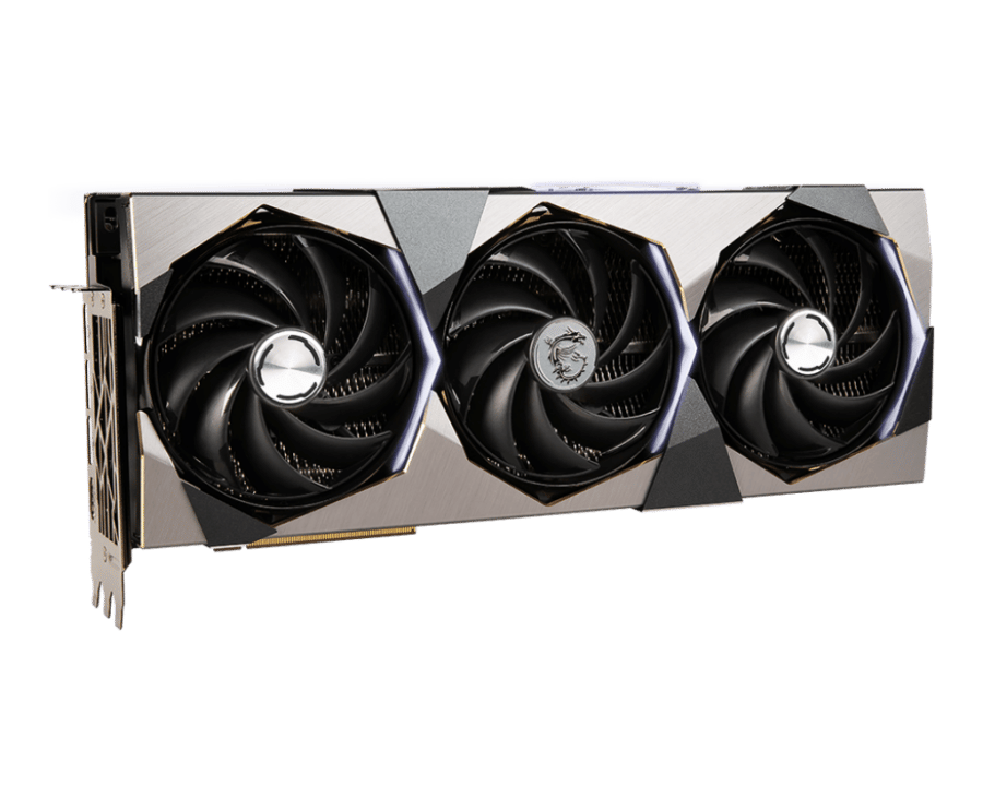MSI NVIDIA GeForce RTX 4090 SUPRIM Angled Front View