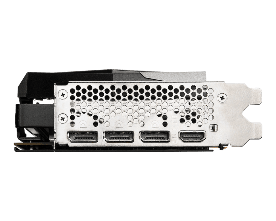 MSI NVIDIA GeForce RTX 3060 GAMING X I/O View