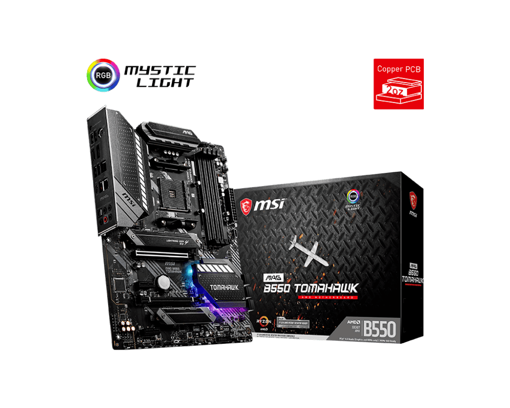 MSI MAG B550 TOMAHAWK Box View