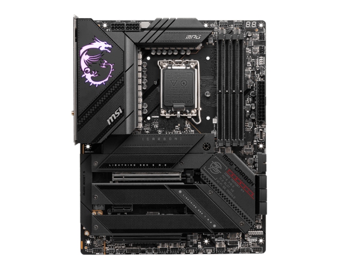 MSI MPG Z790 CARBON WIFI Flat Front View