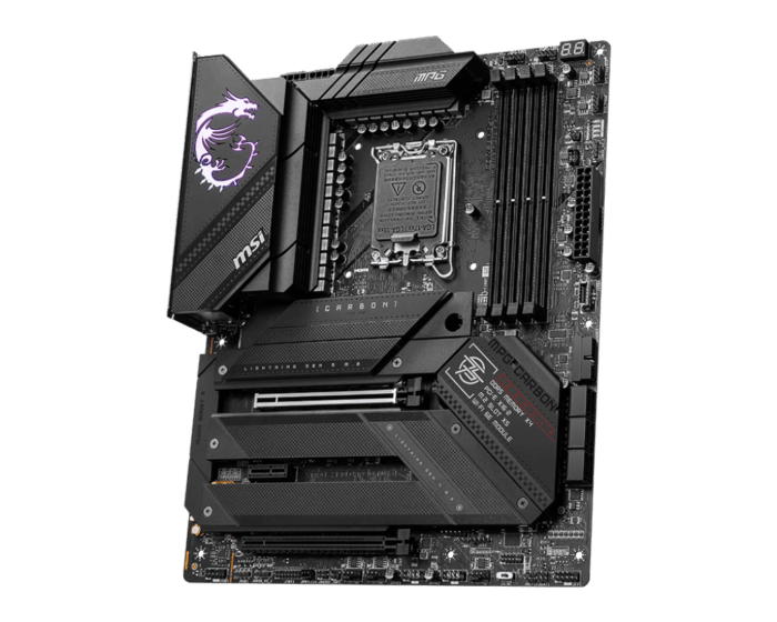 MSI MPG Z790 CARBON WIFI Angled Front View