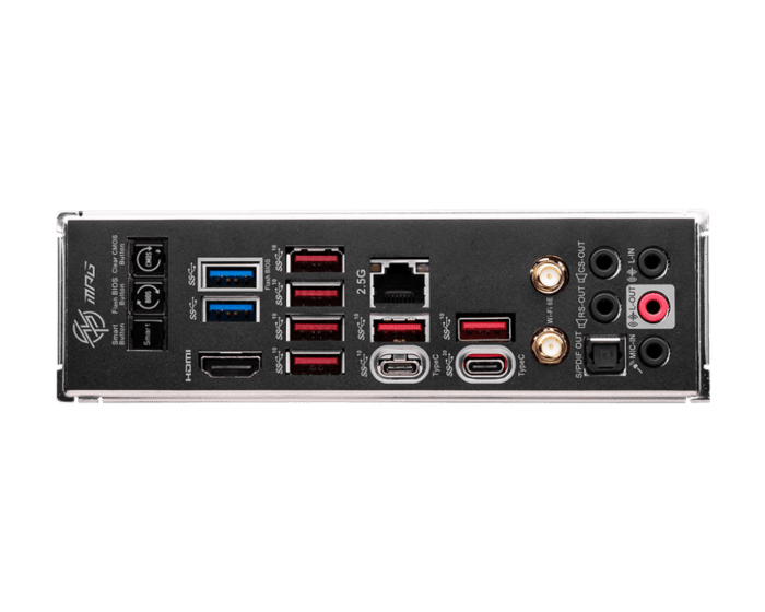 MSI MPG Z790 CARBON WIFI Connectivity View