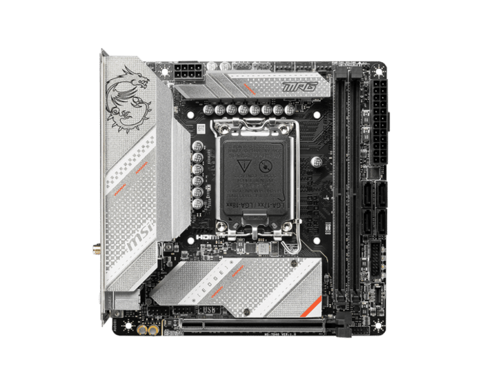 MSI MPG B760I EDGE WIFI DDR4 Flat Front View