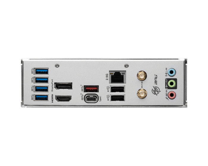 MSI MPG B760I EDGE WIFI DDR4 I/O View