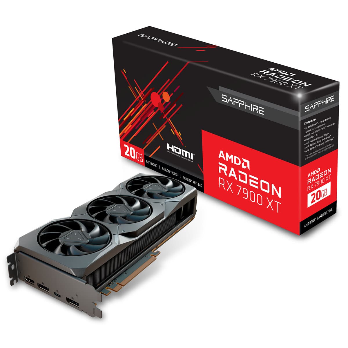 Sapphire AMD Radeon RX 7900 XT Box View