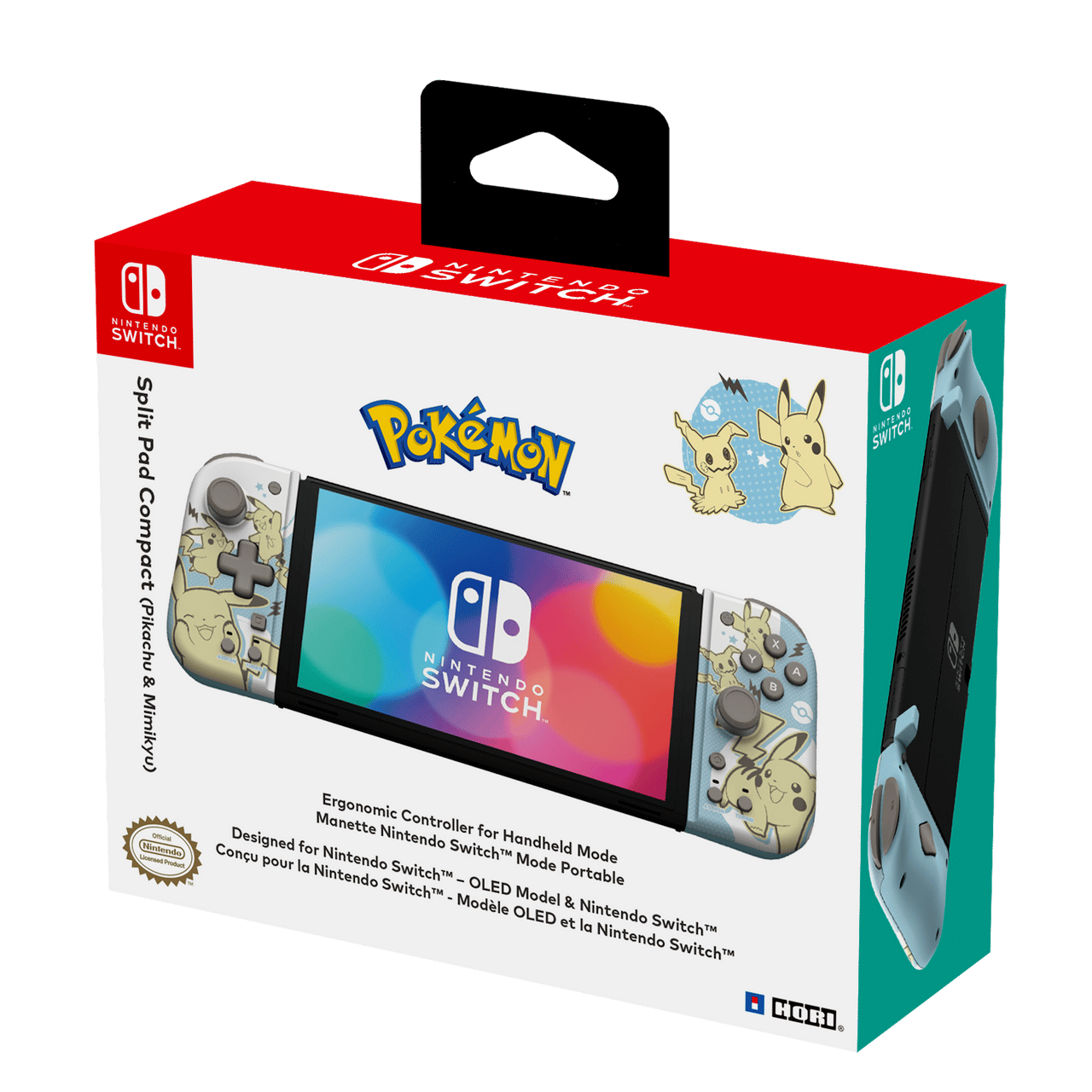 Nintendo Switch HORI Split Pad Compact Controller - Pikachu & Mimikyu