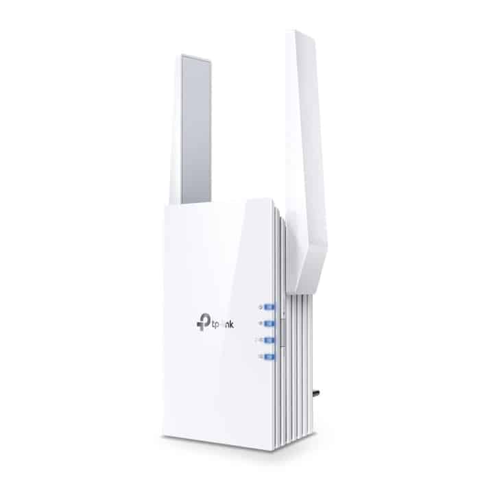 TP-LINK RE605X Angled Front View