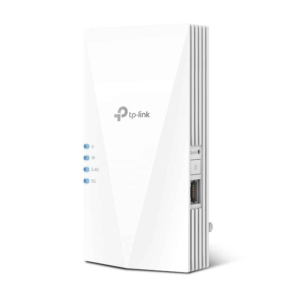 TP-LINK RE700X Angled Front View