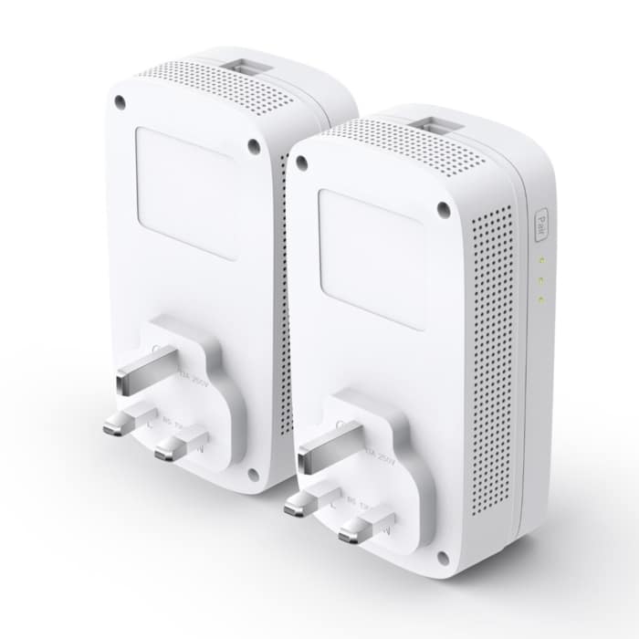 TP-LINK TL-PA8010P KIT Angled Rear View
