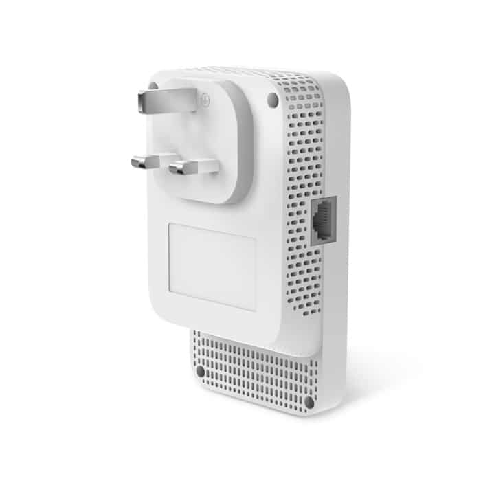 TP-LINK TL-WPA7617 Angled Rear View