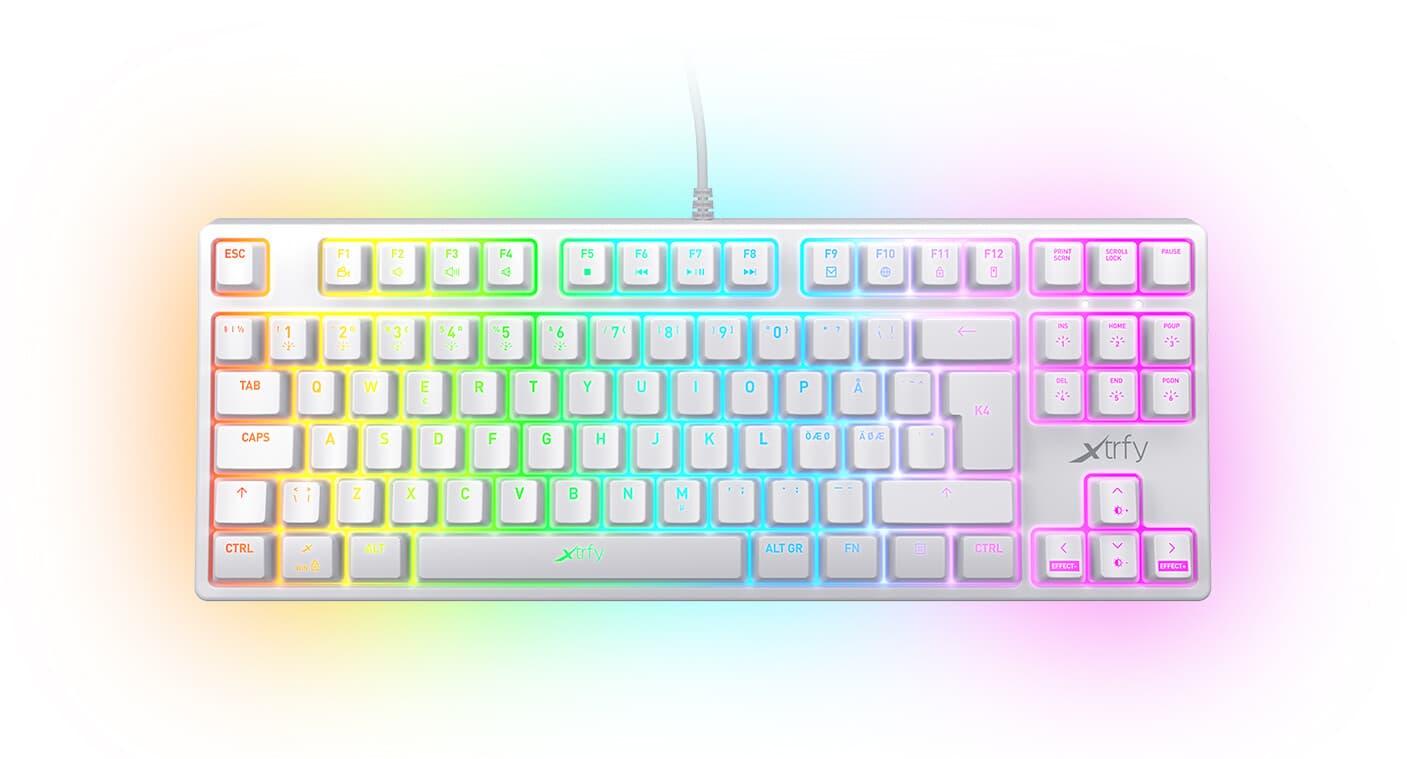 Xtrfy K4 TKL RGB White