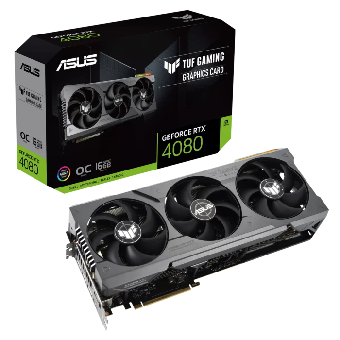 ASUS TUF Gaming NVIDIA GeForce RTX 4080 OC Box View