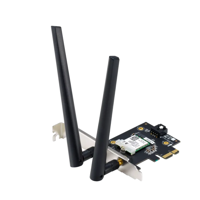 ASUS PCIE-AX1800 Angled Front View