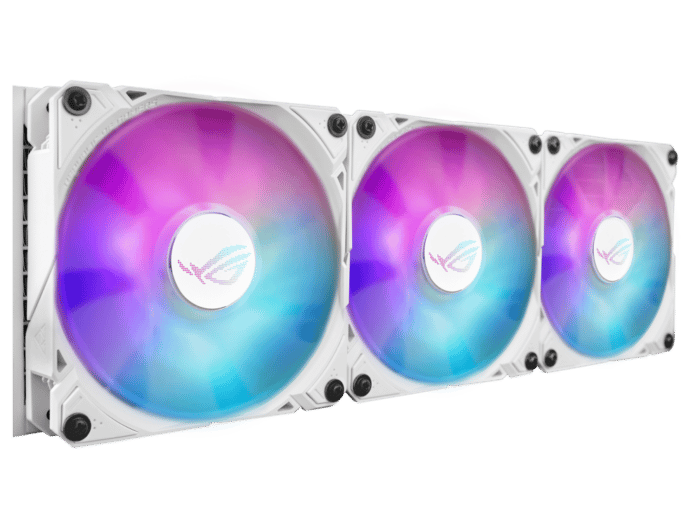 ASUS ROG Ryuo III 360 ARGB White Edition Fan View