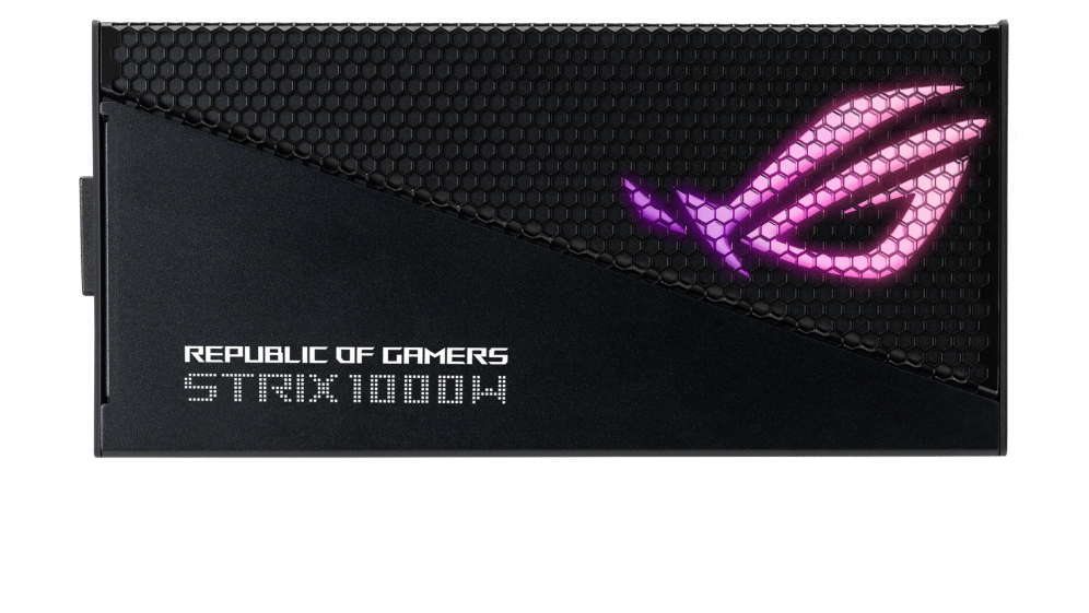 ASUS ROG STRIX 1000W Gold Aura Edition Side View