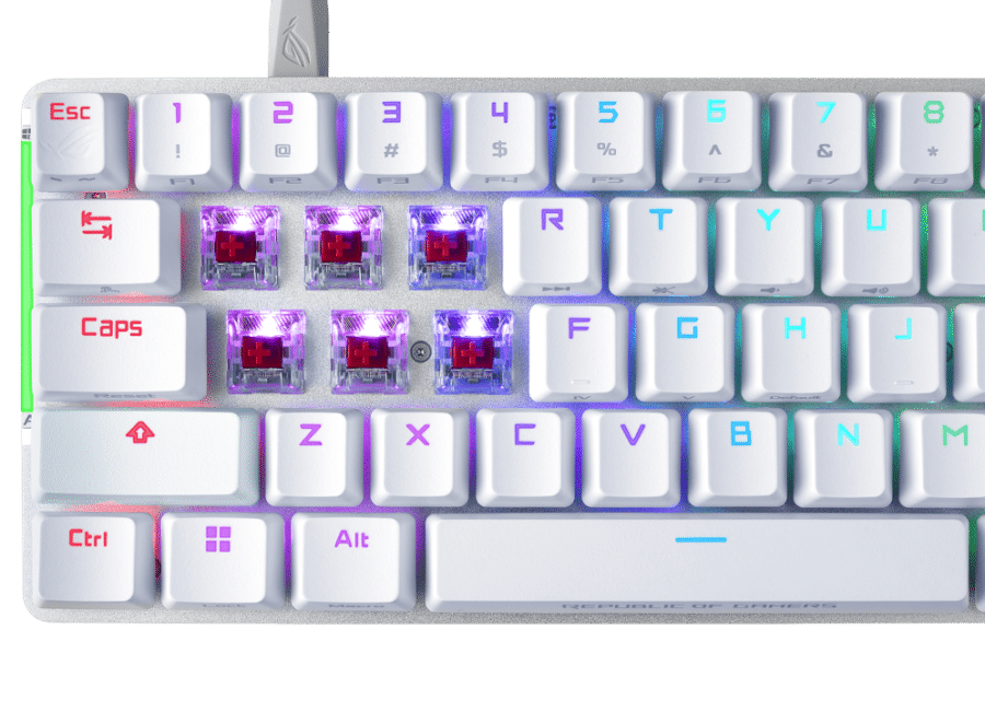 ASUS ROG Falchion Ace ROG NX Red White