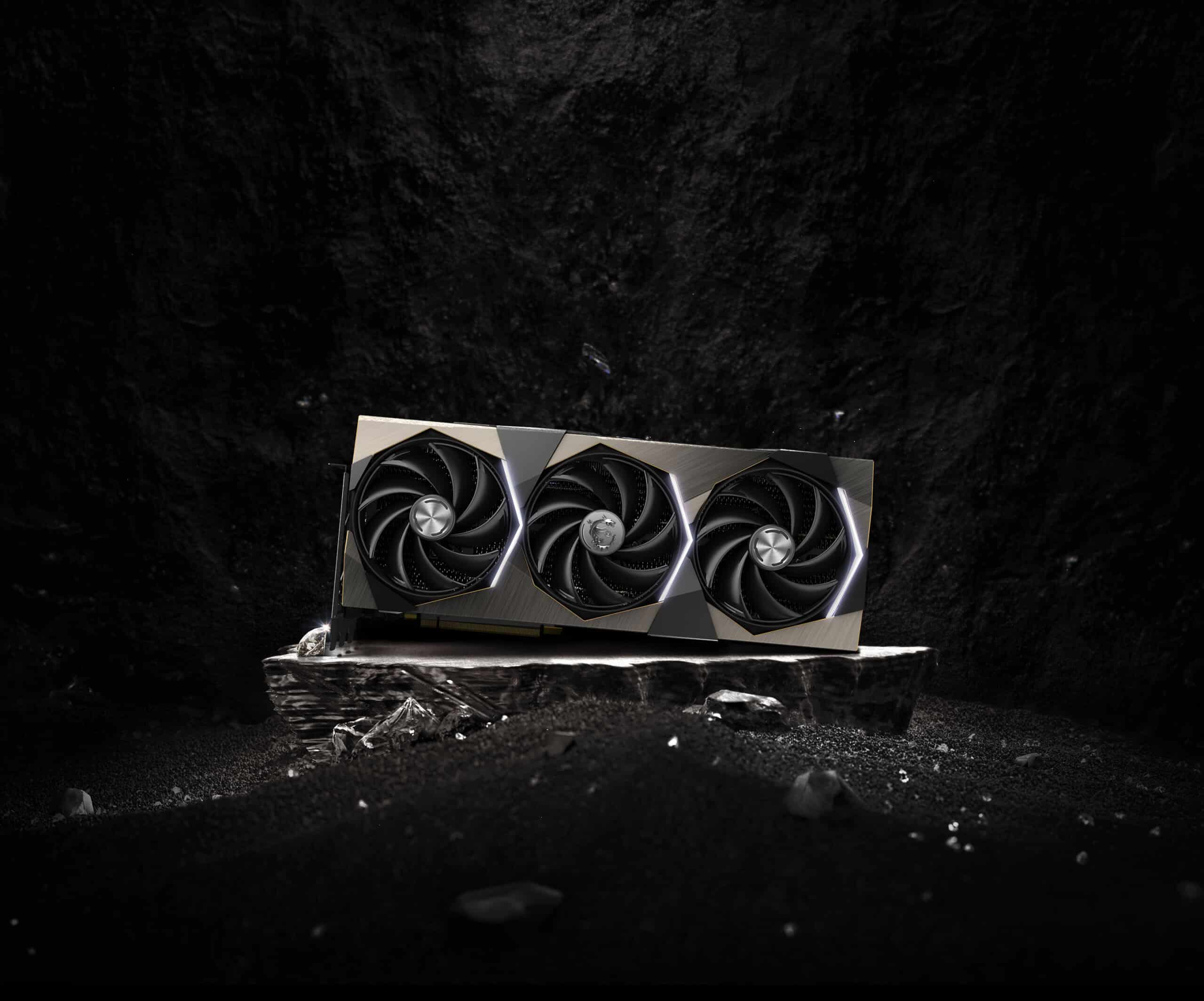 MSI NVIDIA GeForce RTX 4070 Ti SUPRIM X Cover View
