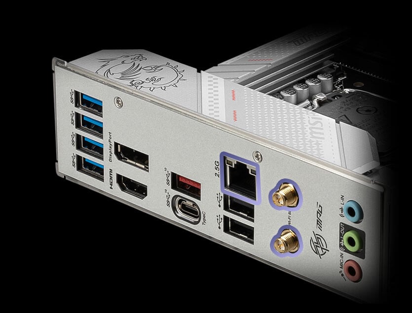 MSI MPG B760I EDGE WIFI DDR4 Cover View