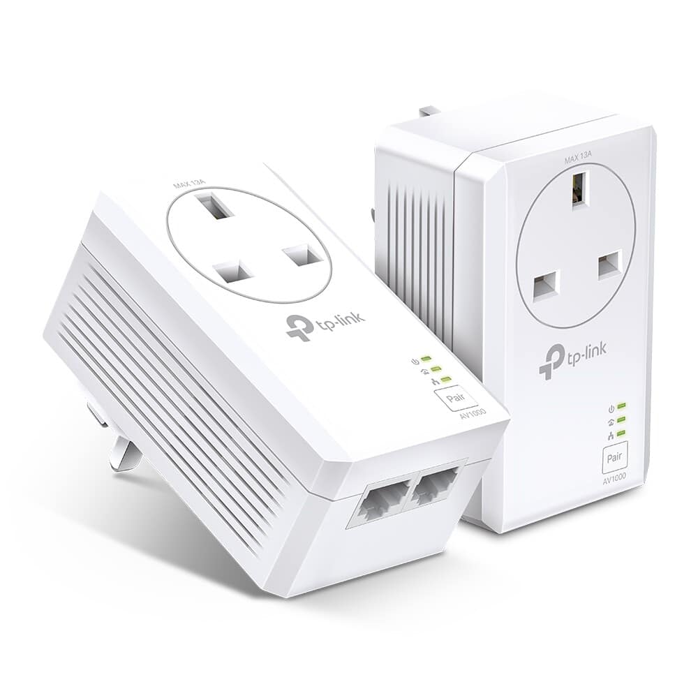 TP-LINK TL-PA7027P KIT Angled Front View
