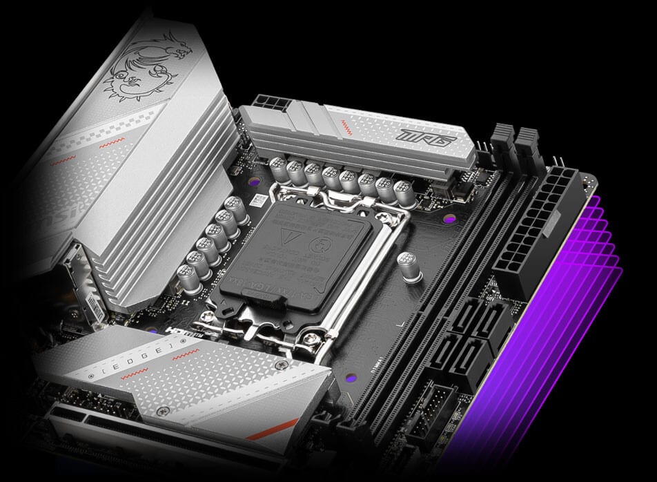 MSI MPG B760I EDGE WIFI DDR4 Cover View