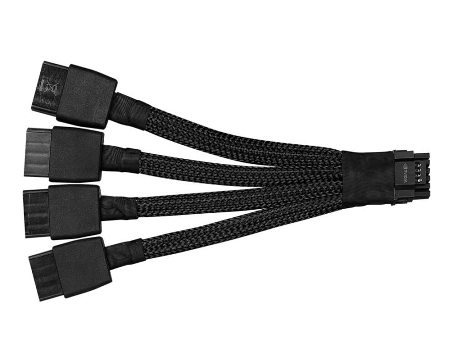 MSI NVIDIA GeForce RTX 4090 SUPRIM Cable View