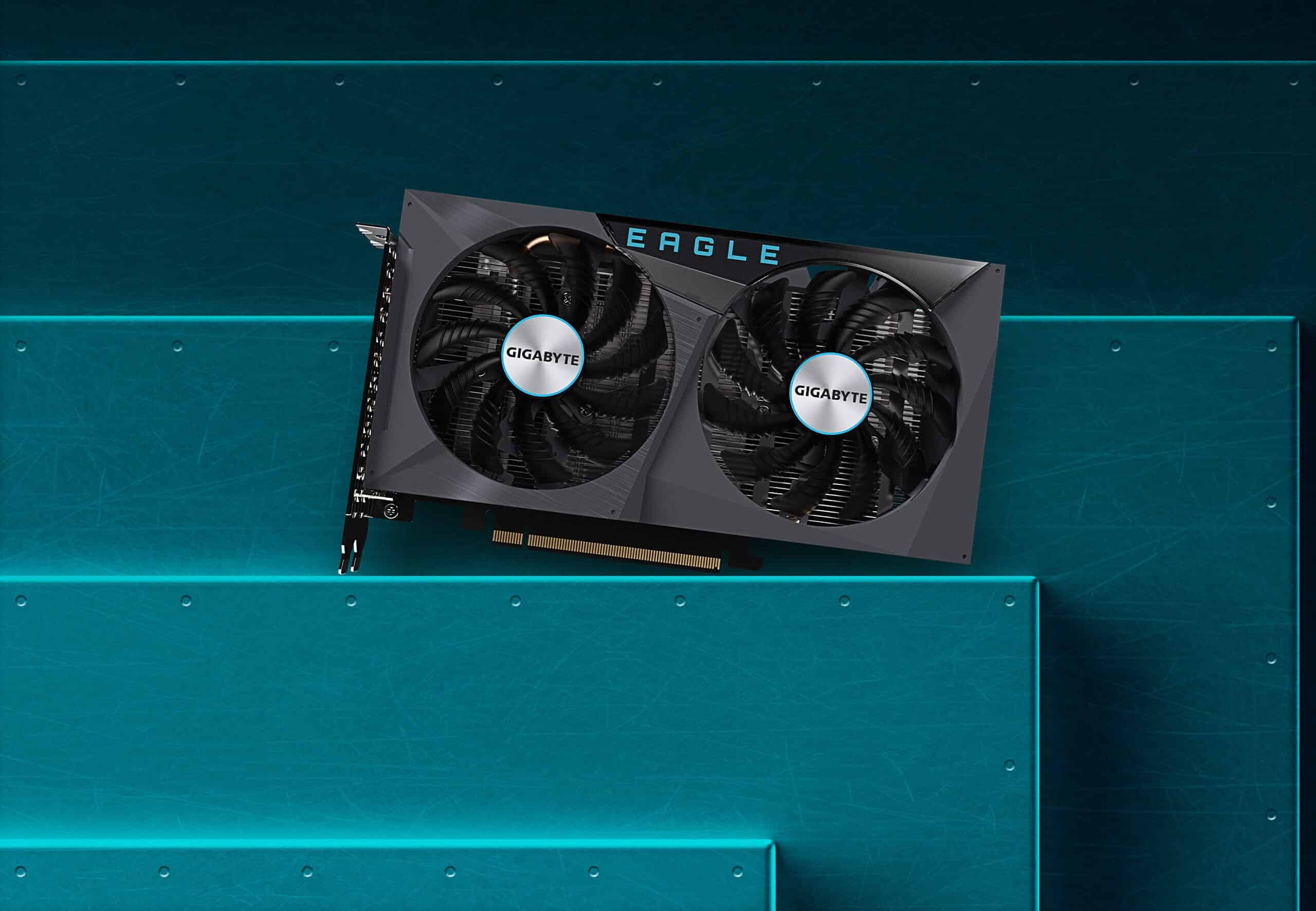 Gigabyte NVIDIA GeForce RTX 3050 EAGLE OC 8GB GDDR6 Graphics Card