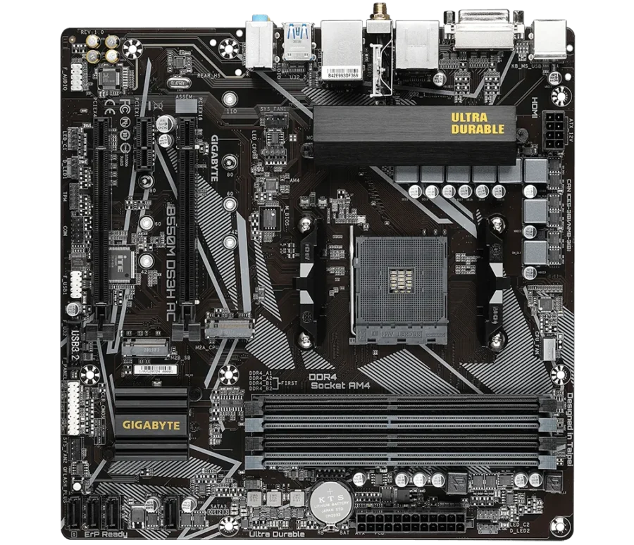 GIGABYTE B550M DS3H AC