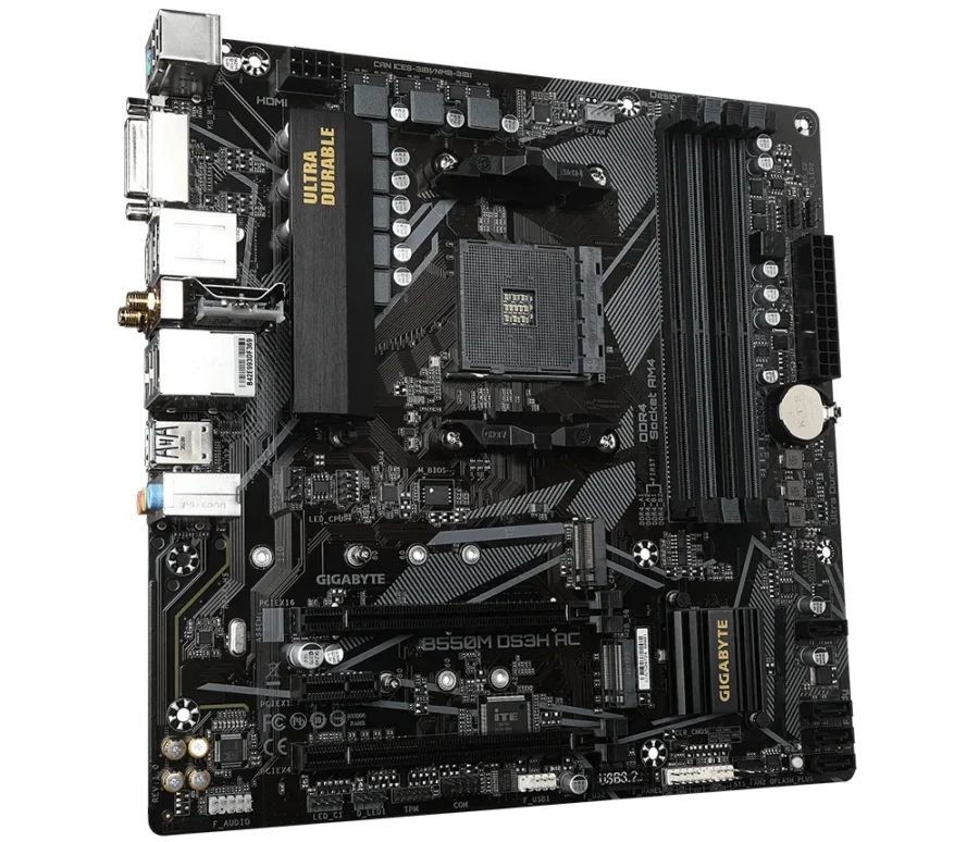 GIGABYTE B550M DS3H AC