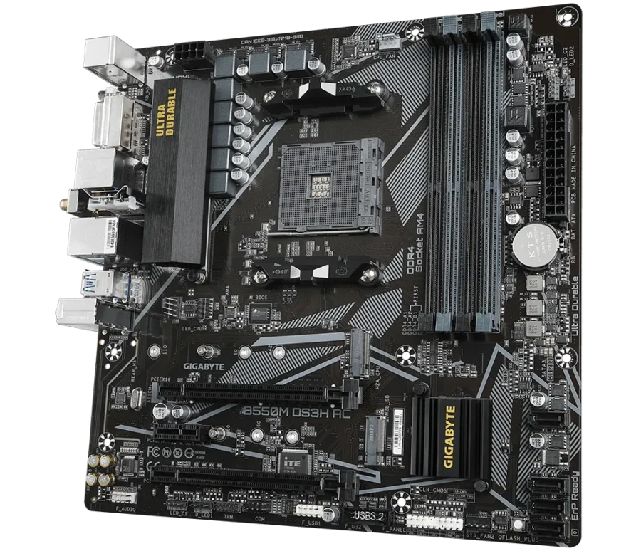 GIGABYTE B550M DS3H AC