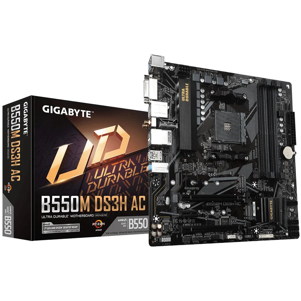 GIGABYTE B550M DS3H AC