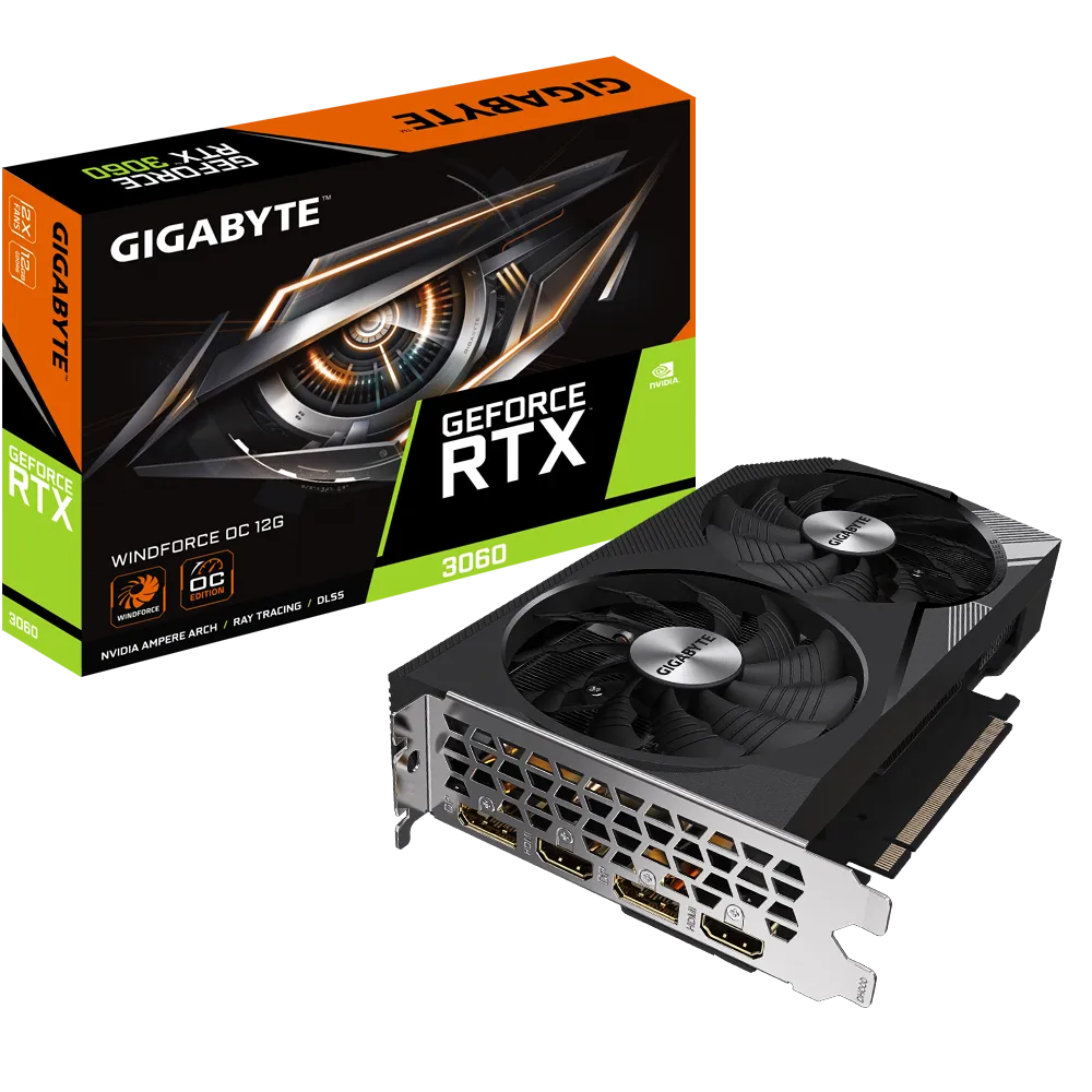 Gigabyte NVIDIA GeForce RTX 3060 WINDFORCE OC