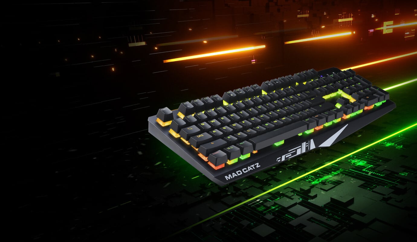 Mad Catz S.T.R.I.K.E. 2 RGB Membrane Gaming Keyboard