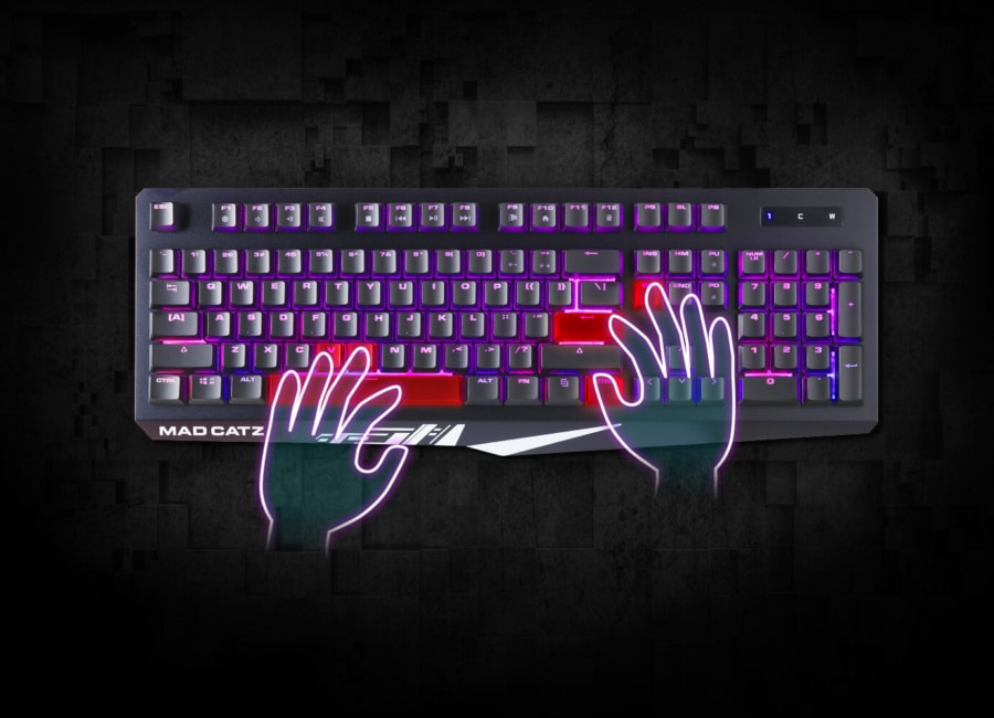 Mad Catz S.T.R.I.K.E. 2 RGB Membrane Gaming Keyboard