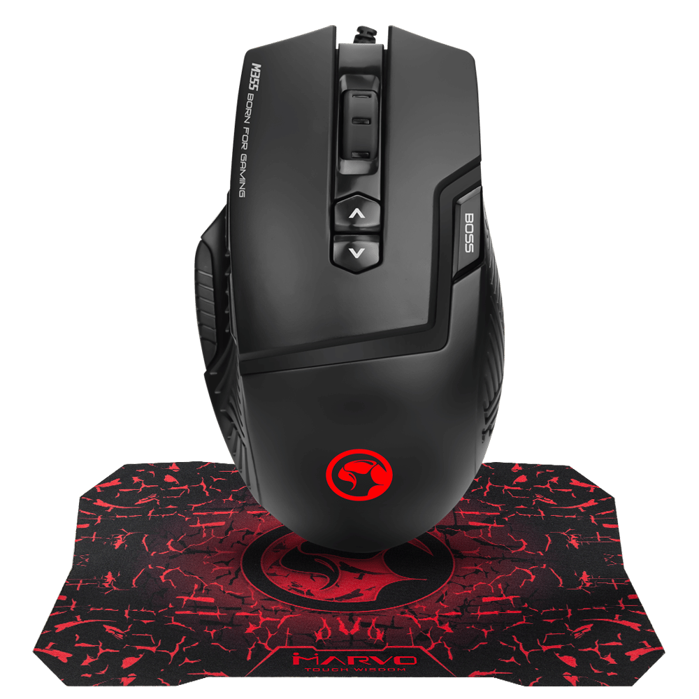 Marvo Scorpion M355 Gaming Mouse and G1 Mouse Pad