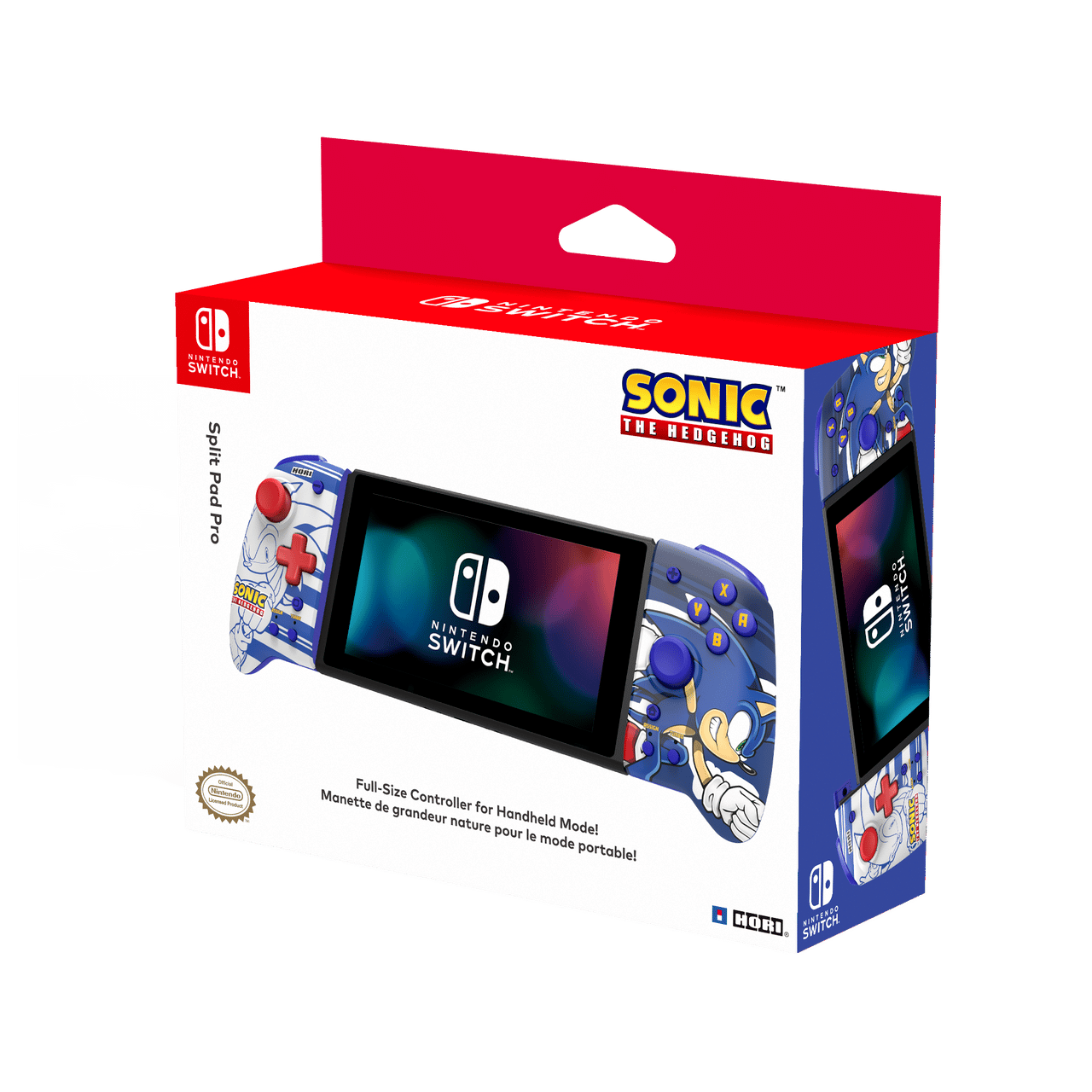 Nintendo Switch HORI Split Pad Pro Controller - Sonic