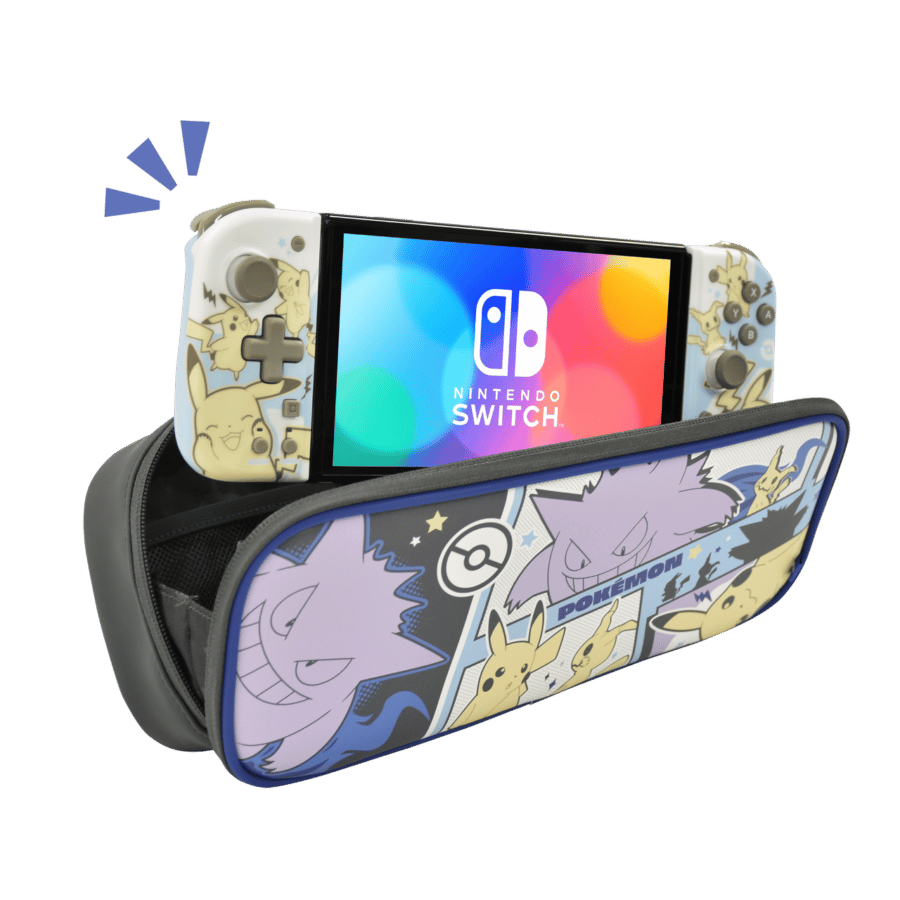 Nintendo Switch HORI Pikachu, Gengar & Mimikyu Compact Cargo Pouch